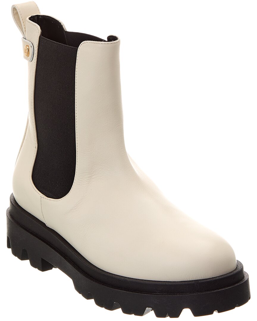 Bruno Magli Alma Leather Boot In White