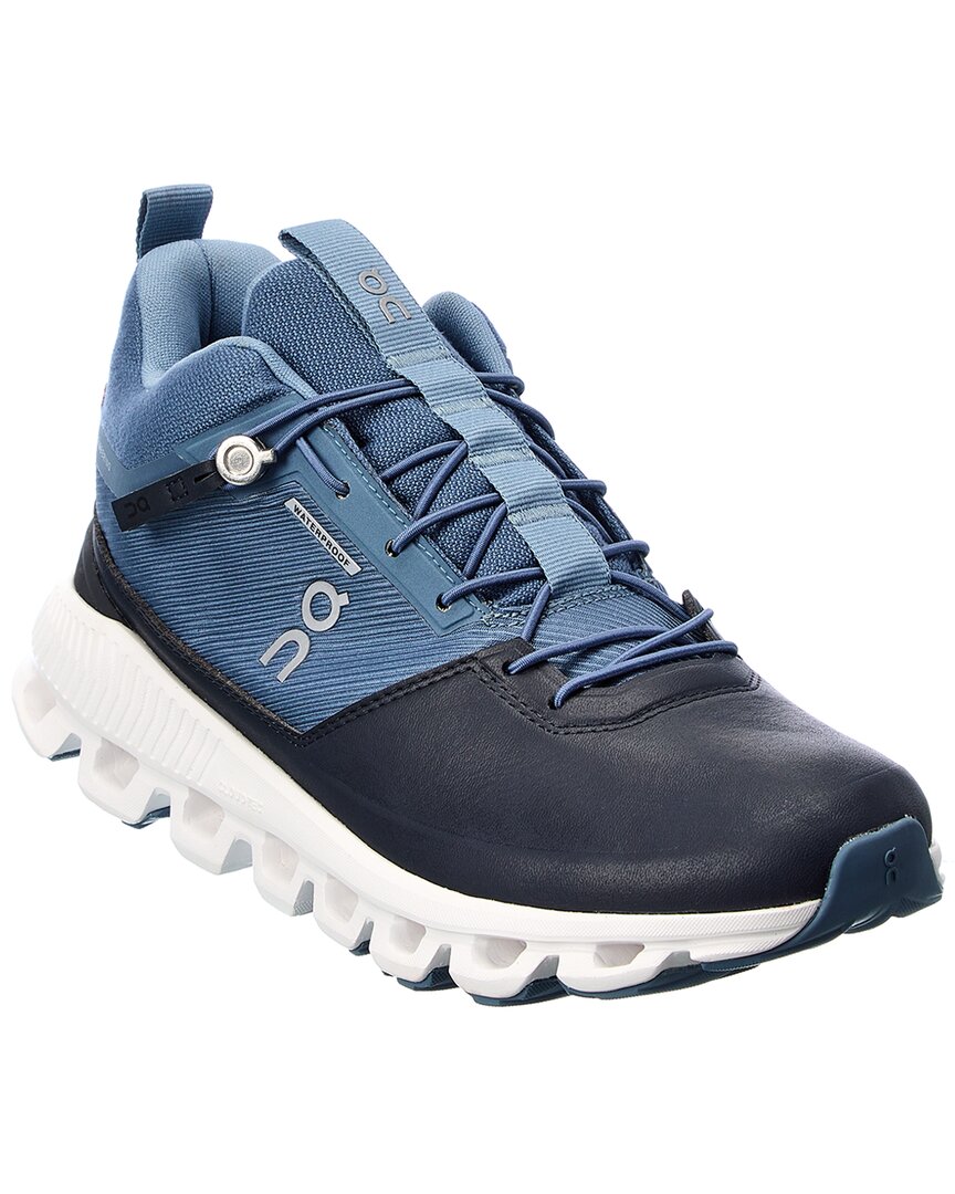 On Running Cloud Hi Waterproof Sneaker In Blue