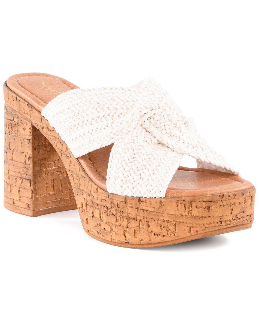 Seychelles Adorned Slide In White