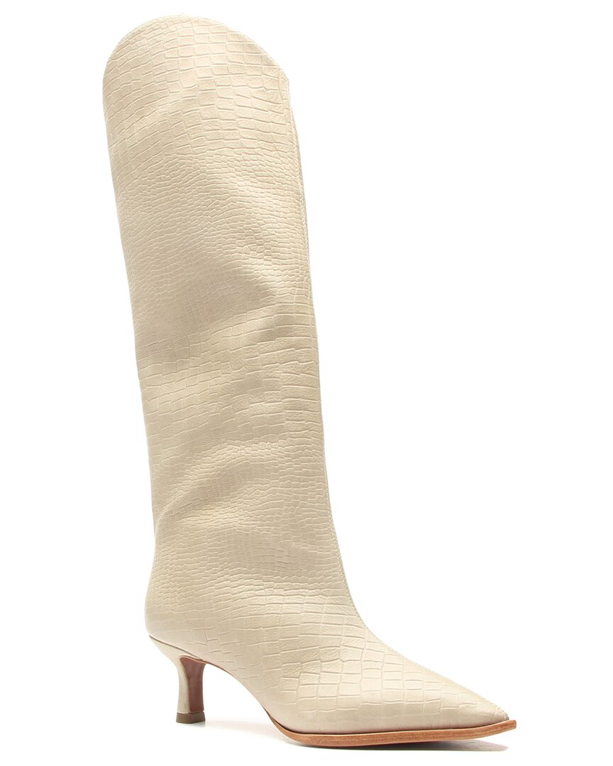 Vicenza Montreal Leather Boot In Grey