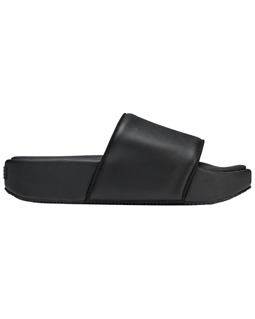 Adidas Originals Adidas Y-3 Leather Slide In Black