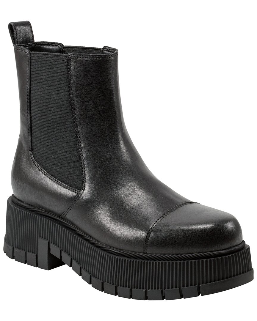 Marc Fisher Ltd Bermida Leather Bootie In Black