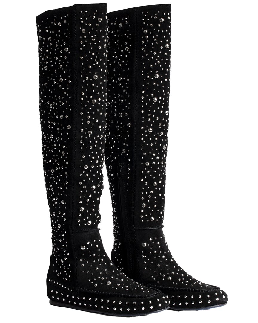 Zadig & Voltaire Woman Boot Black Size 6 Leather
