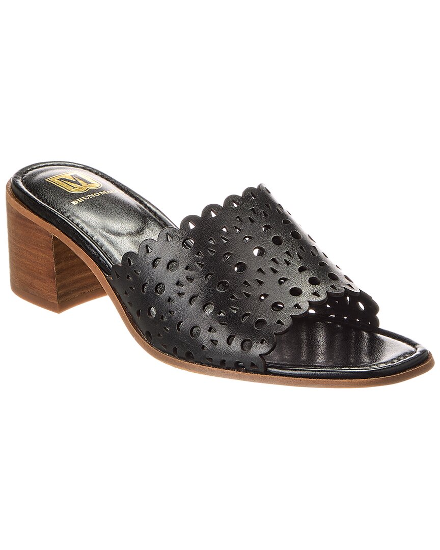 M By Bruno Magli Ariana Leather Sandal In Black