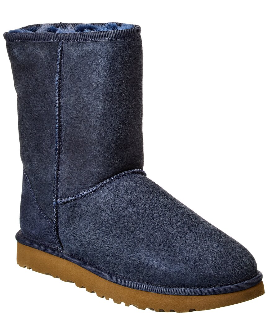 Ugg Classic Ii Genuine Shearling Lined Short Boot In Blue