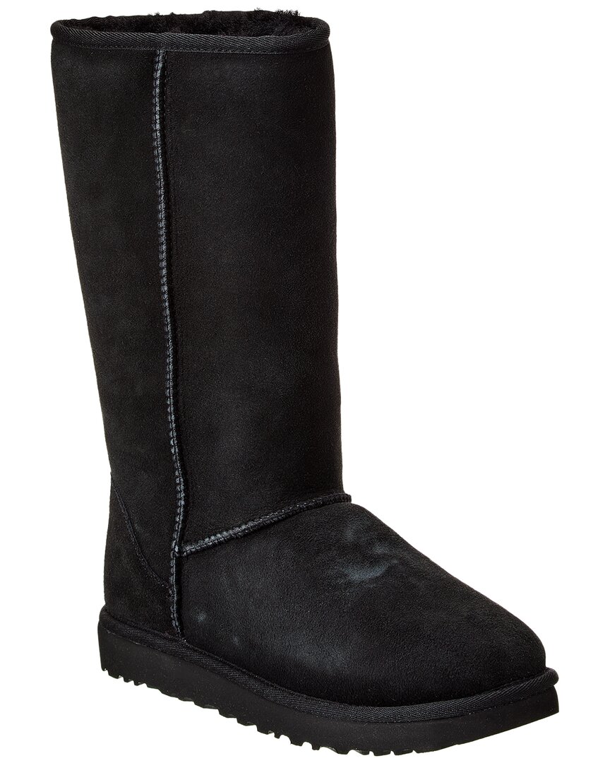 Ugg Classic Tall Ii Tasman Braid Boots In Black