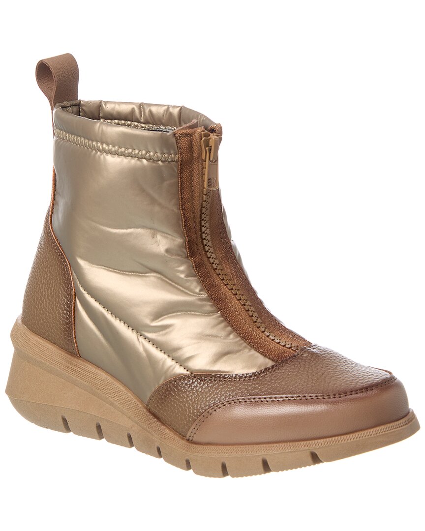 Eric Michael Pacific Short Leather Boot In Brown
