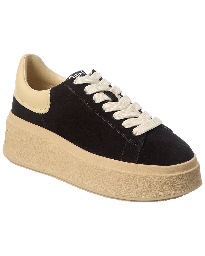 Ash Moby Be Kind Faux Fur Lined Sneaker In Black