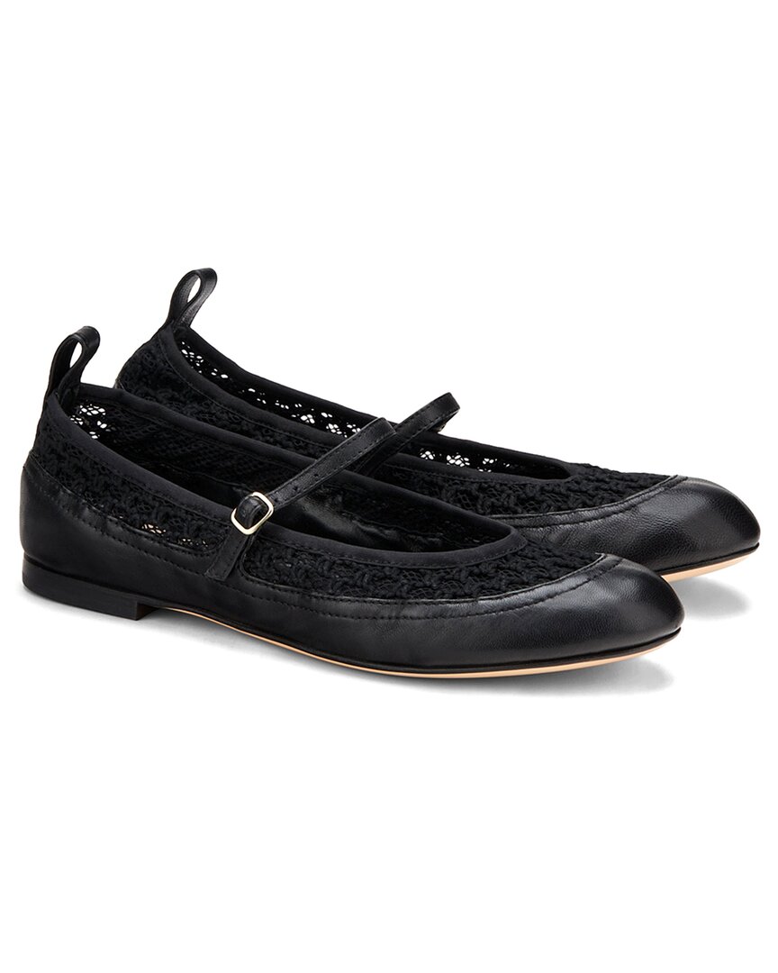 Agl Attilio Giusti Leombruni Agl Milly Plots Leather Ballet Flat