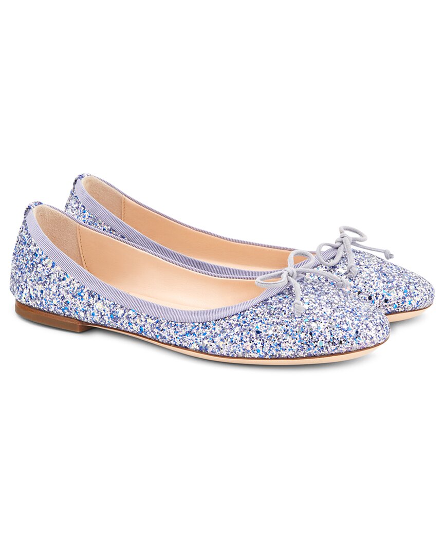Agl Attilio Giusti Leombruni Agl Kala Glitter Ballet Flat In Blue