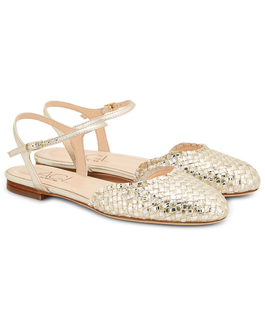 Agl Attilio Giusti Leombruni Agl Milly Upcycle Leather Ballet Flat