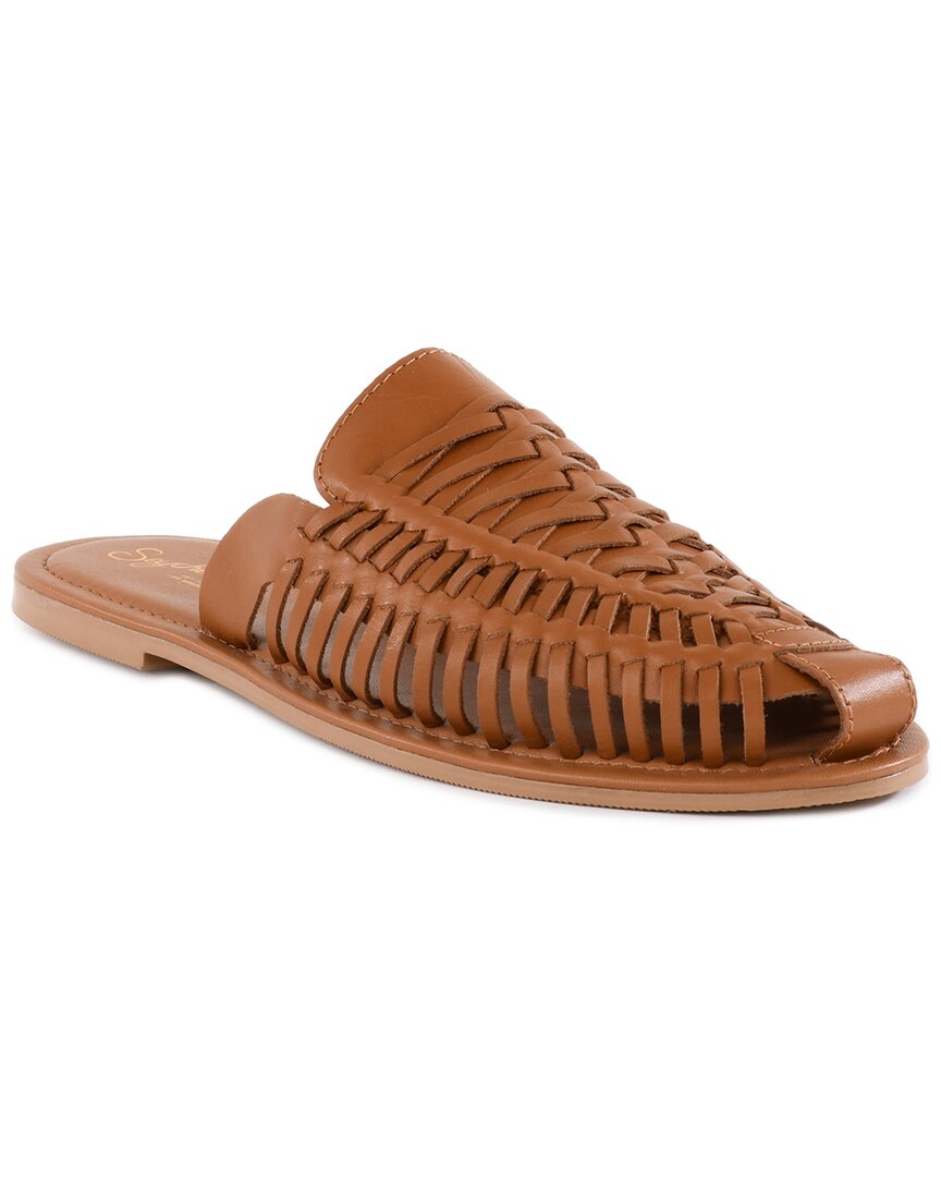 SEYCHELLES SEYCHELLES WOVEN LEATHER MULE