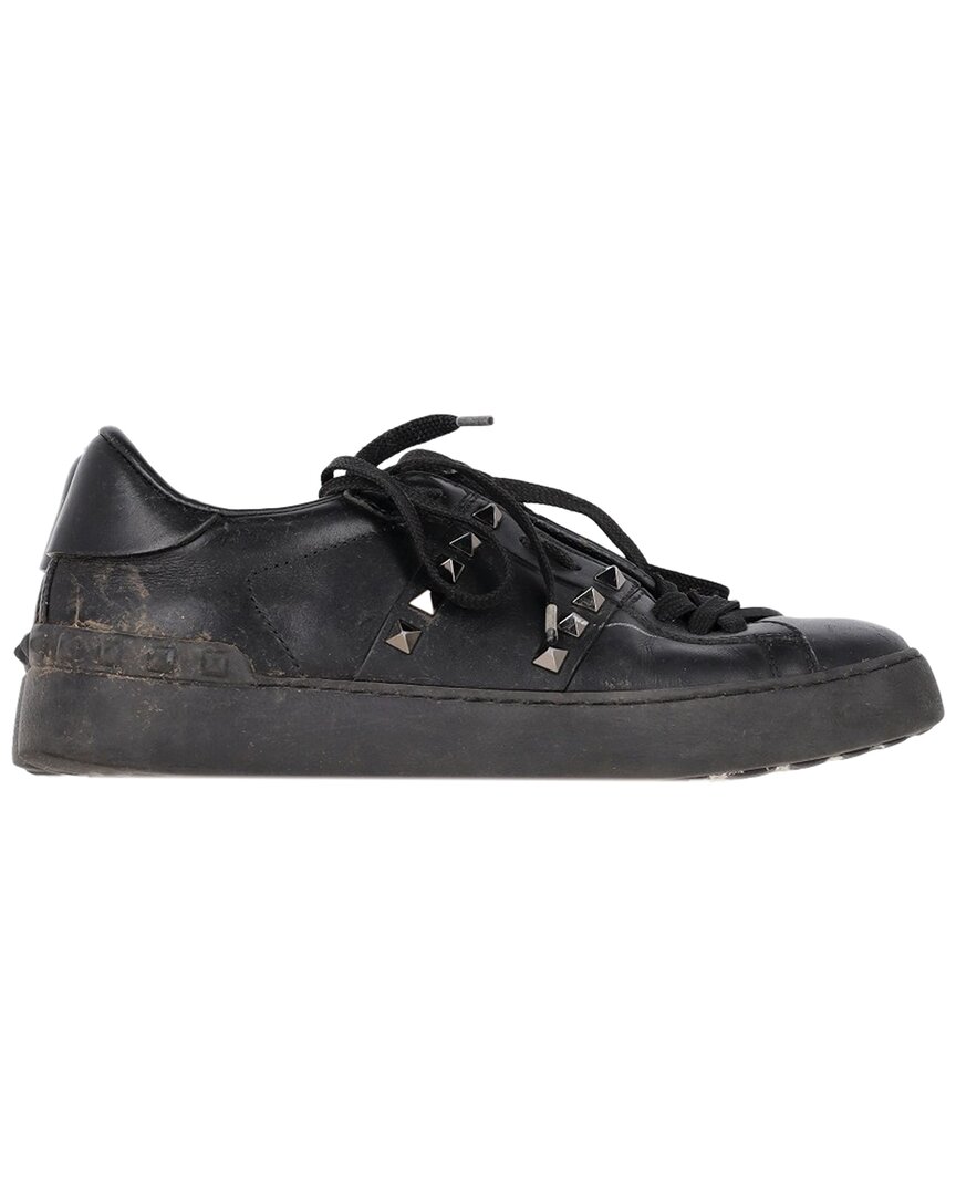 Valentino Garavani Valentino Women's Calfskin Leather Rockstud Lace-up Sneaker