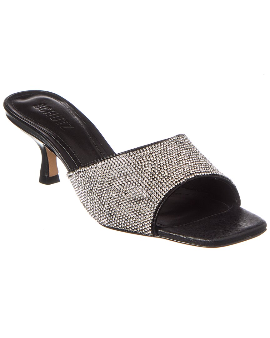 SCHUTZ SCHUTZ DETHALIA GLAM LEATHER MULE
