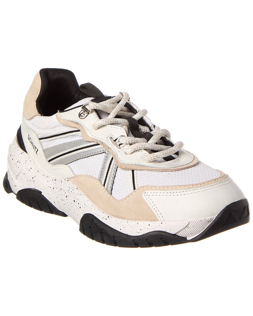 Schutz Explorer 001 Suede & Leather Sneakers In Multi