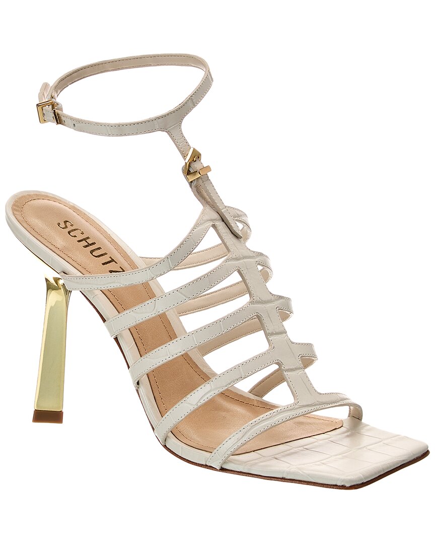 SCHUTZ SCHUTZ HAYDEN LEATHER GLADIATOR SANDAL