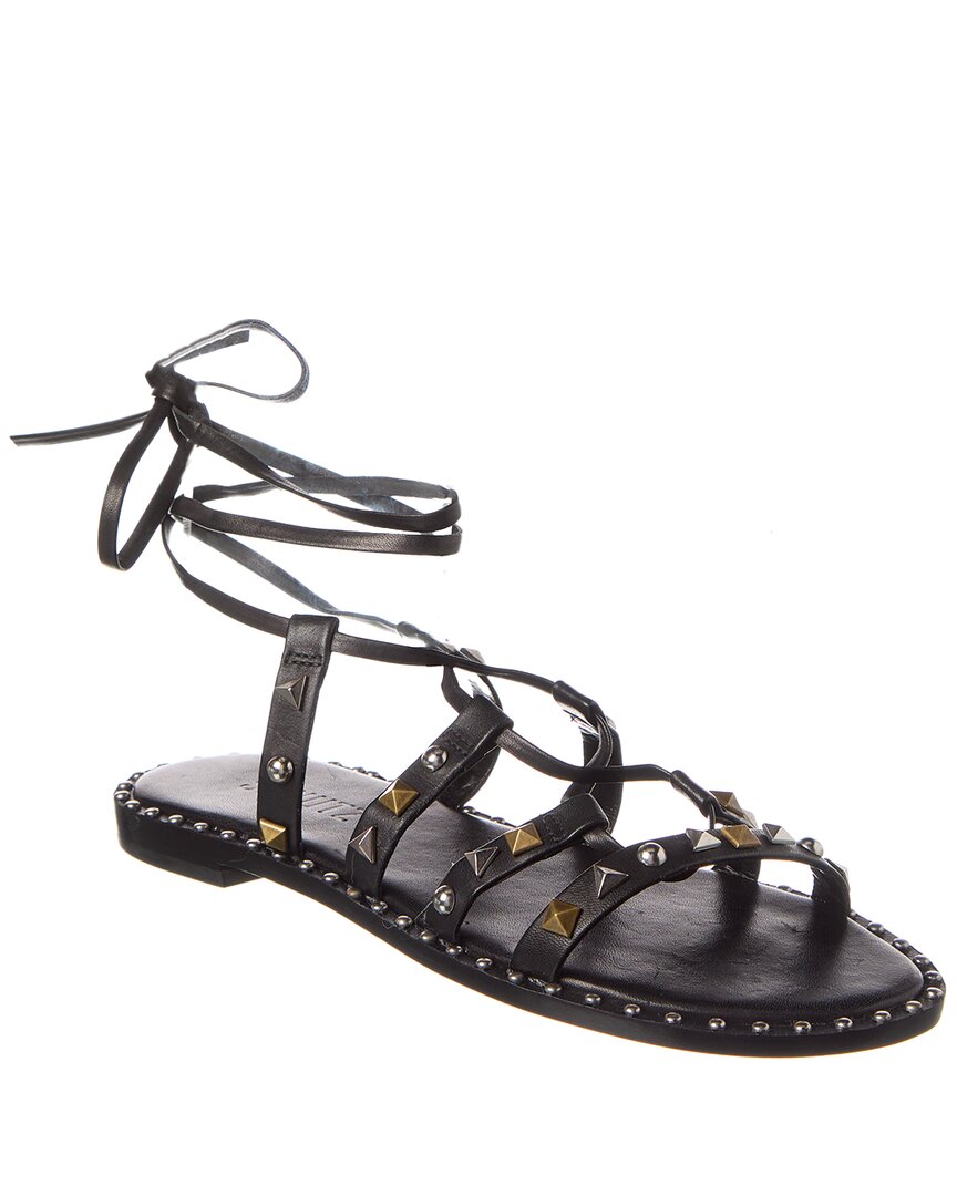 SCHUTZ SCHUTZ MAKEENA LEATHER SANDAL 