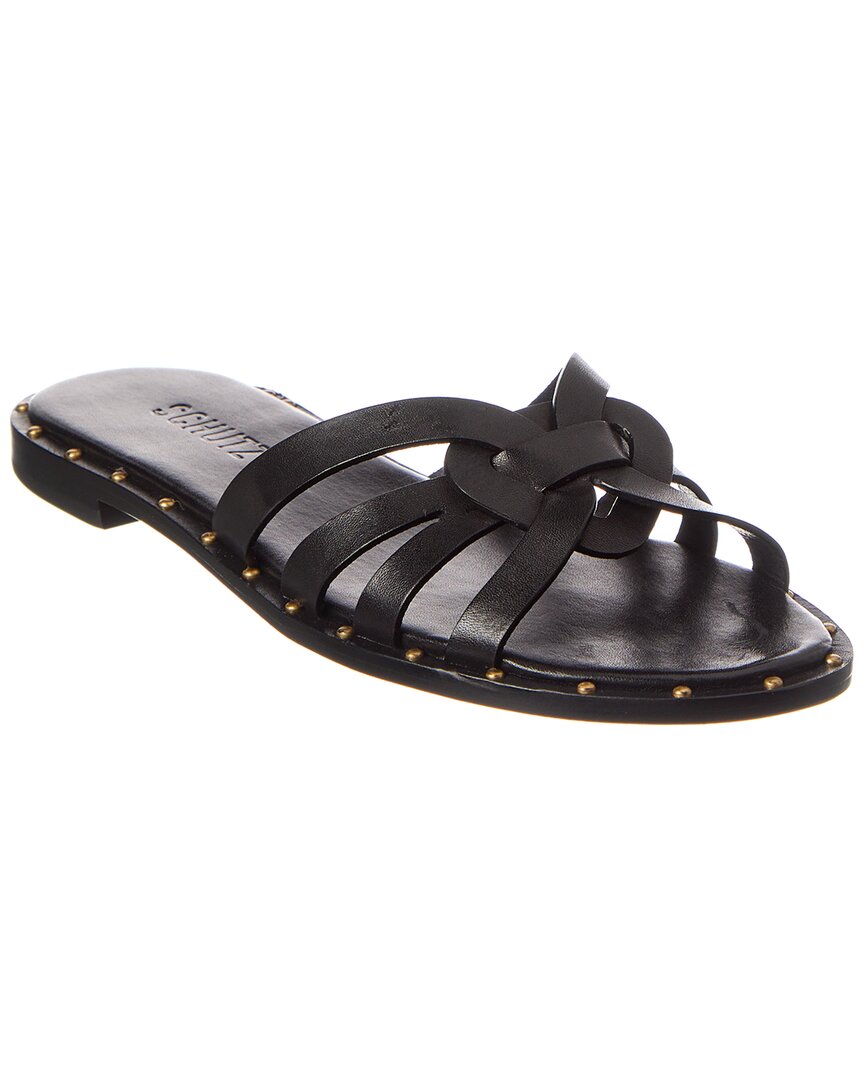 Shop Schutz Phoenix Leather Sandal