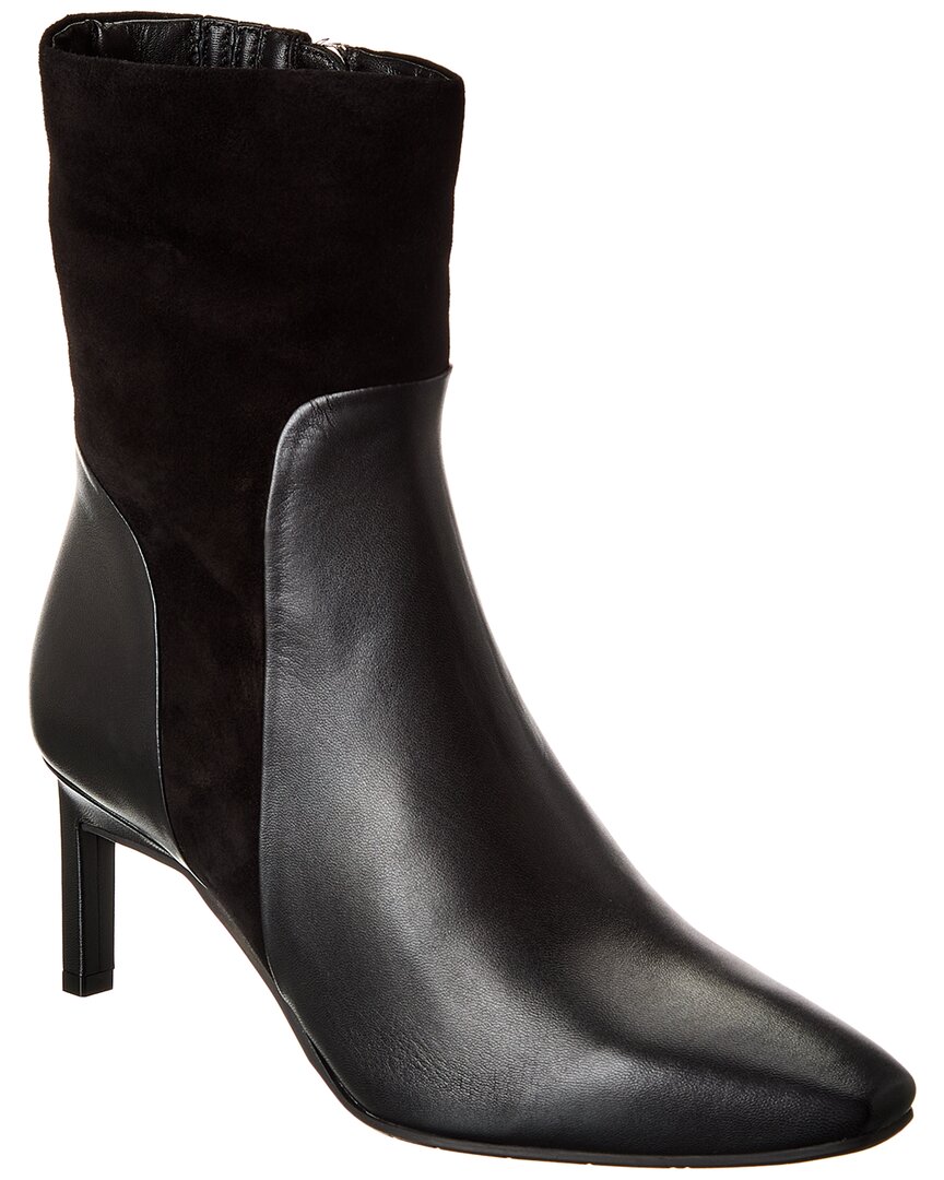 Aquatalia Malania Weatherproof Leather Boot In Black