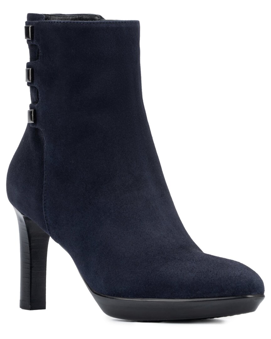 Aquatalia Romea Weatherproof Suede Boot In Blue