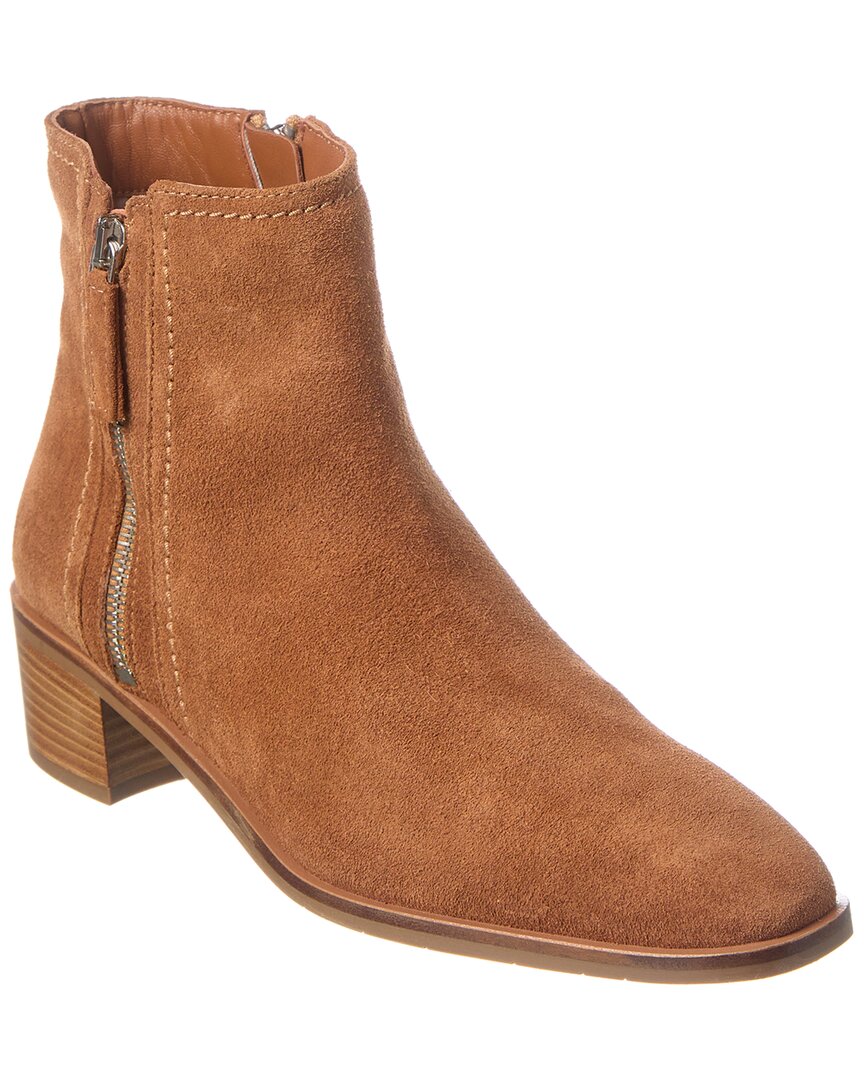 Aquatalia Romana Weatherproof Suede Boot In Brown