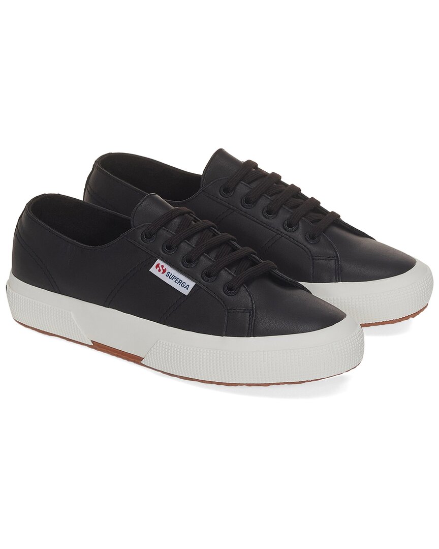 Shop Superga 2750 Nappa Sneaker In Black