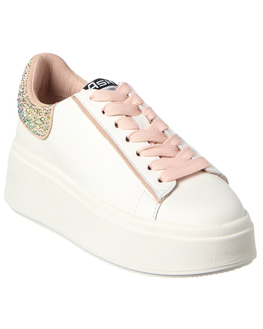 Ash Moby Strass Bis White Pink Sneaker In White