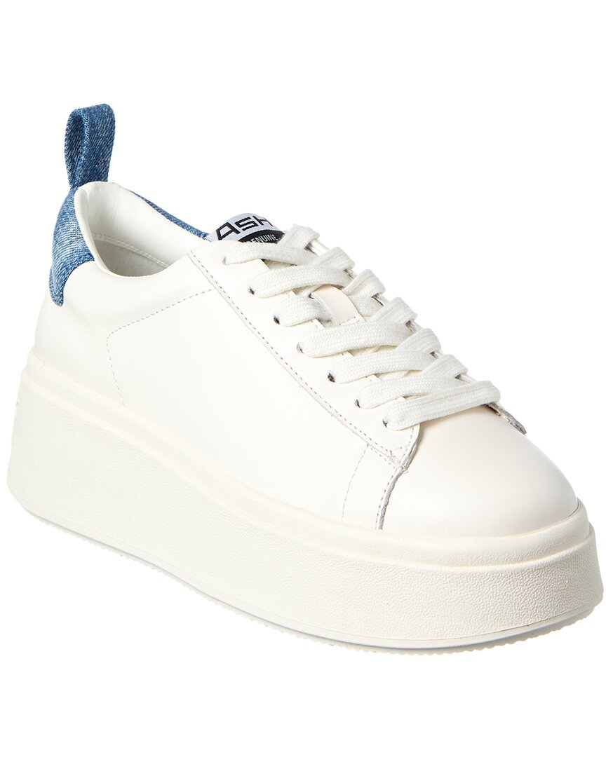 Ash Move Leather Sneaker In White