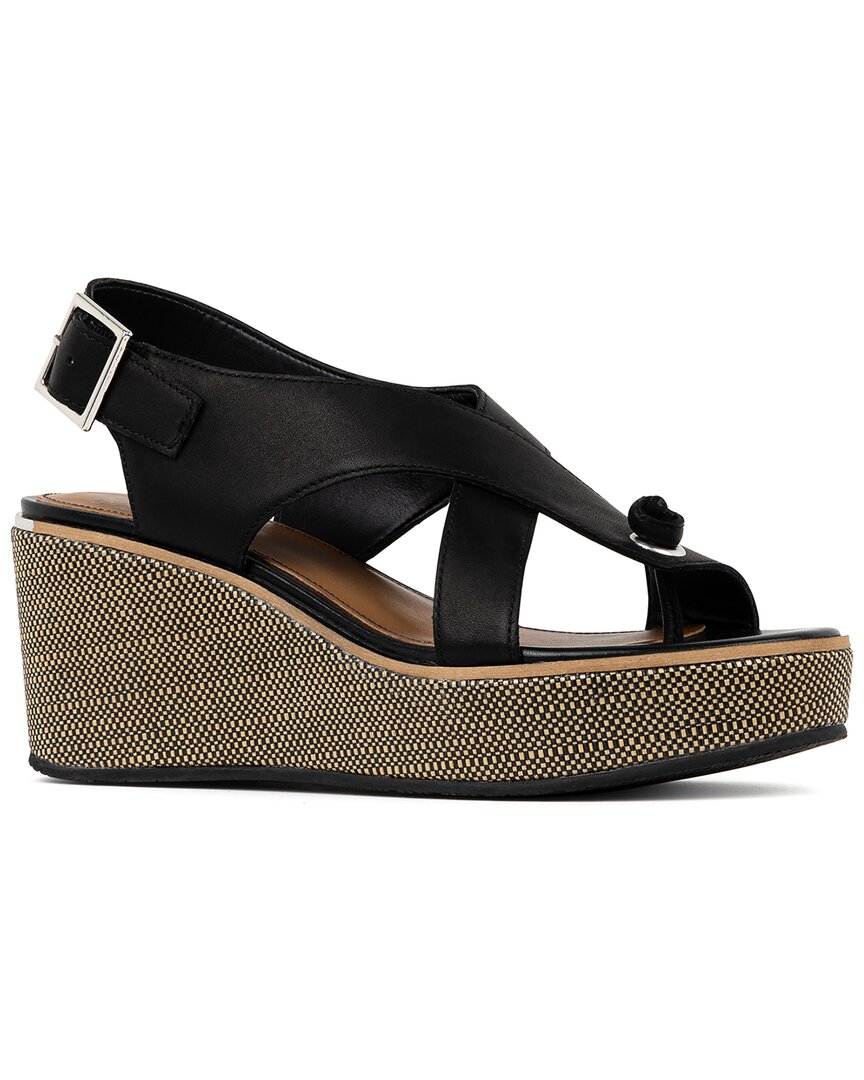 Donald Pliner Slingback Wedge Sandal In Black