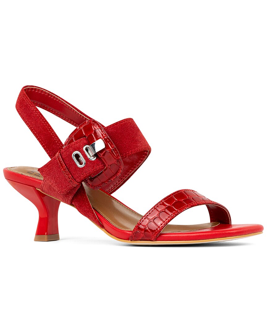 DONALD PLINER DONALD PLINER KEIRAN02 SUEDE BIG BUCKLE SLINGBACK SANDAL 