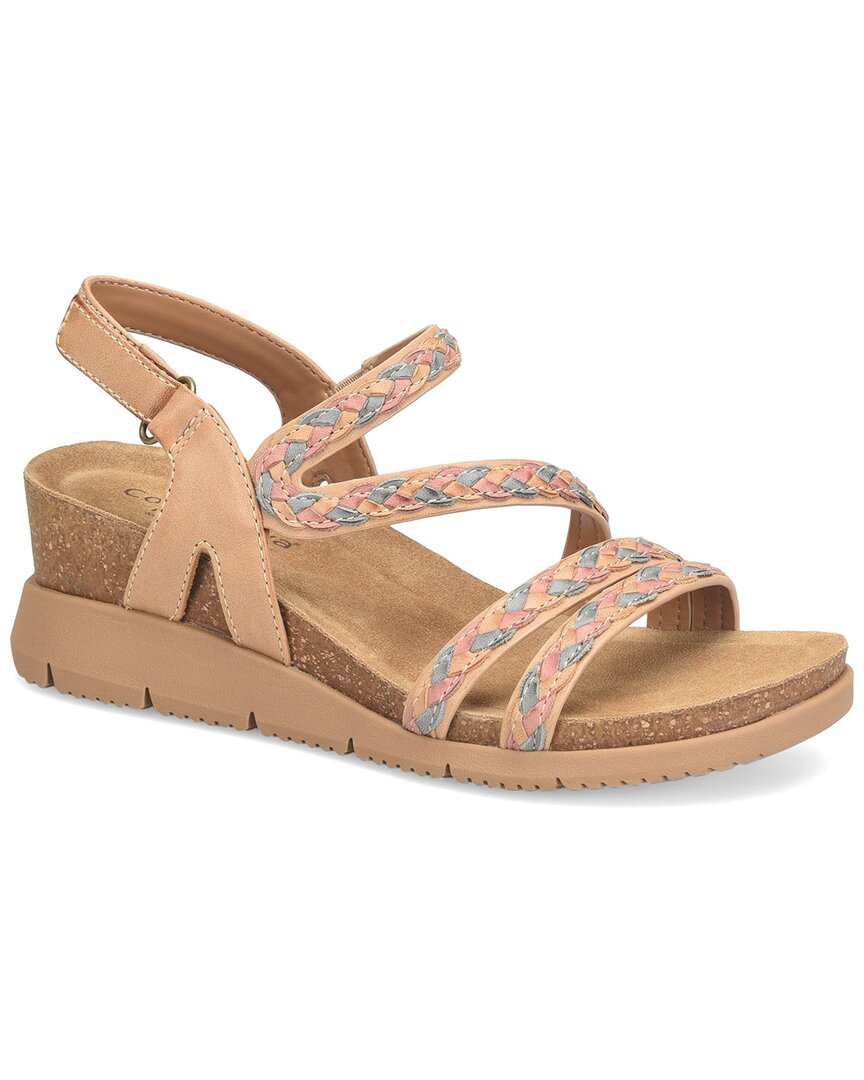 Comfortiva Silvia Wedge Sandal In Blue