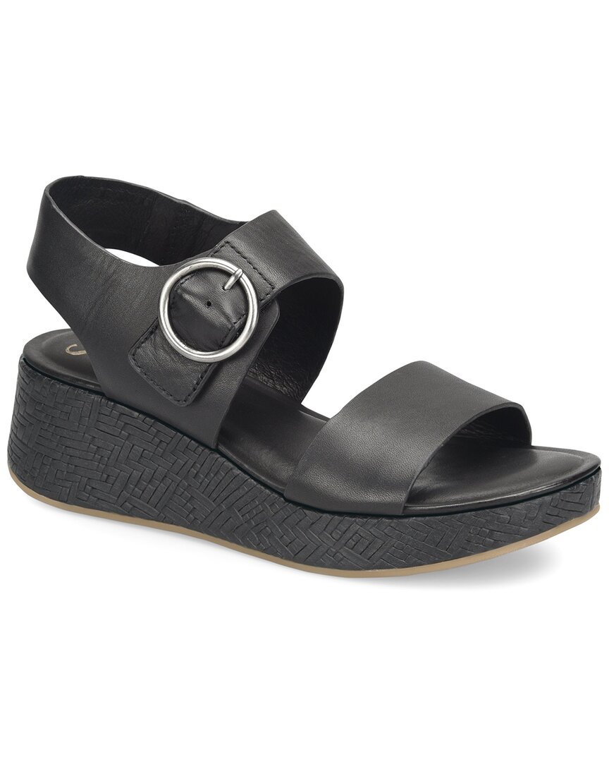 Söfft Faedra Womens Leather Wedge Slingback Sandals