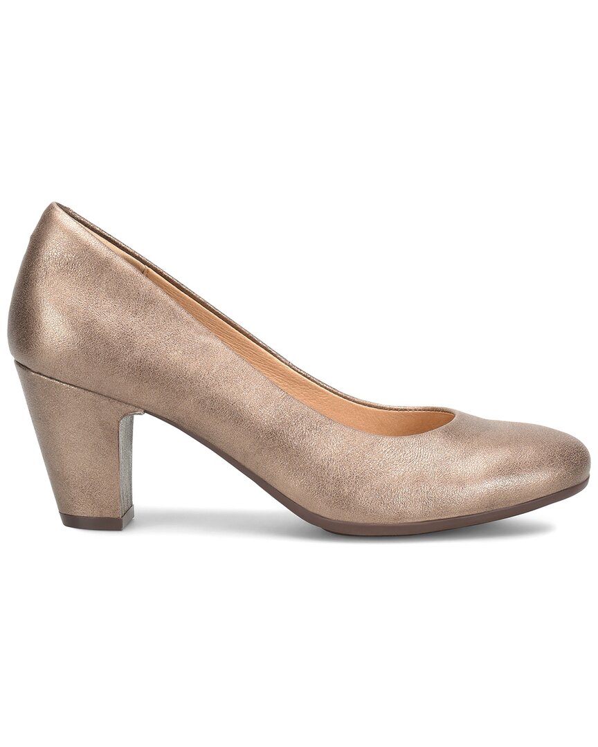 Söfft Lana Leather Pump In Neutral