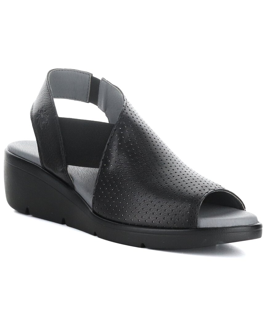 FLY LONDON FLY LONDON NISI LEATHER WEDGE SANDAL
