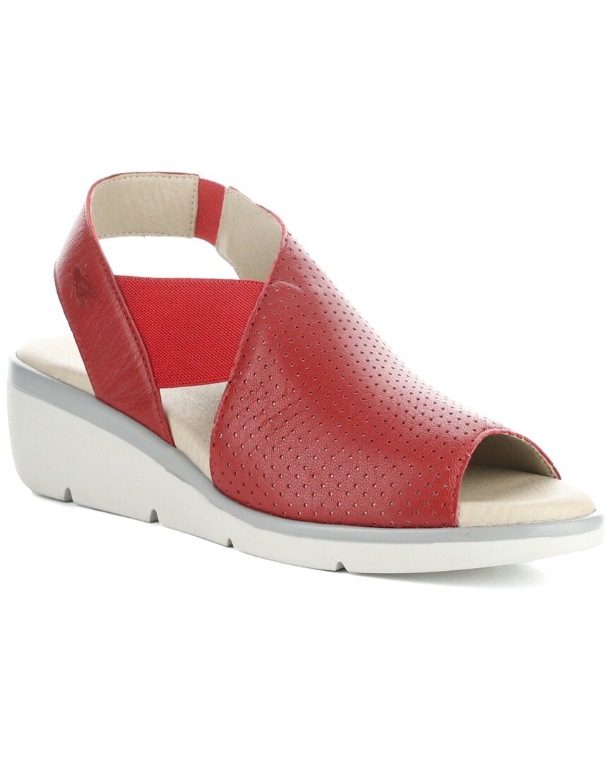 FLY LONDON FLY LONDON NISI LEATHER WEDGE SANDAL
