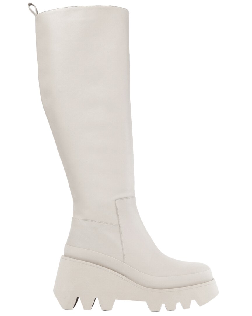 Shop Paloma Barceló Paloma Barcelo Cory Leather Boot In White