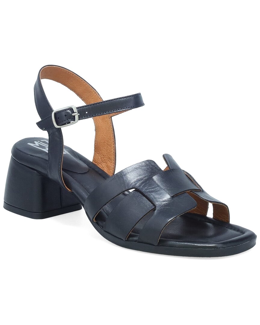 Miz Mooz Oakley Leather Sandal In Black