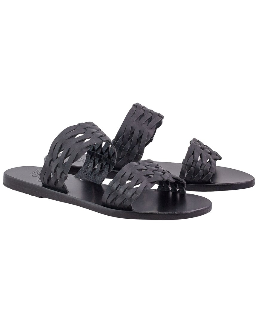 ANCIENT GREEK SANDALS ANCIENT GREEK SANDALS MELIA WOVEN LEATHER SANDAL