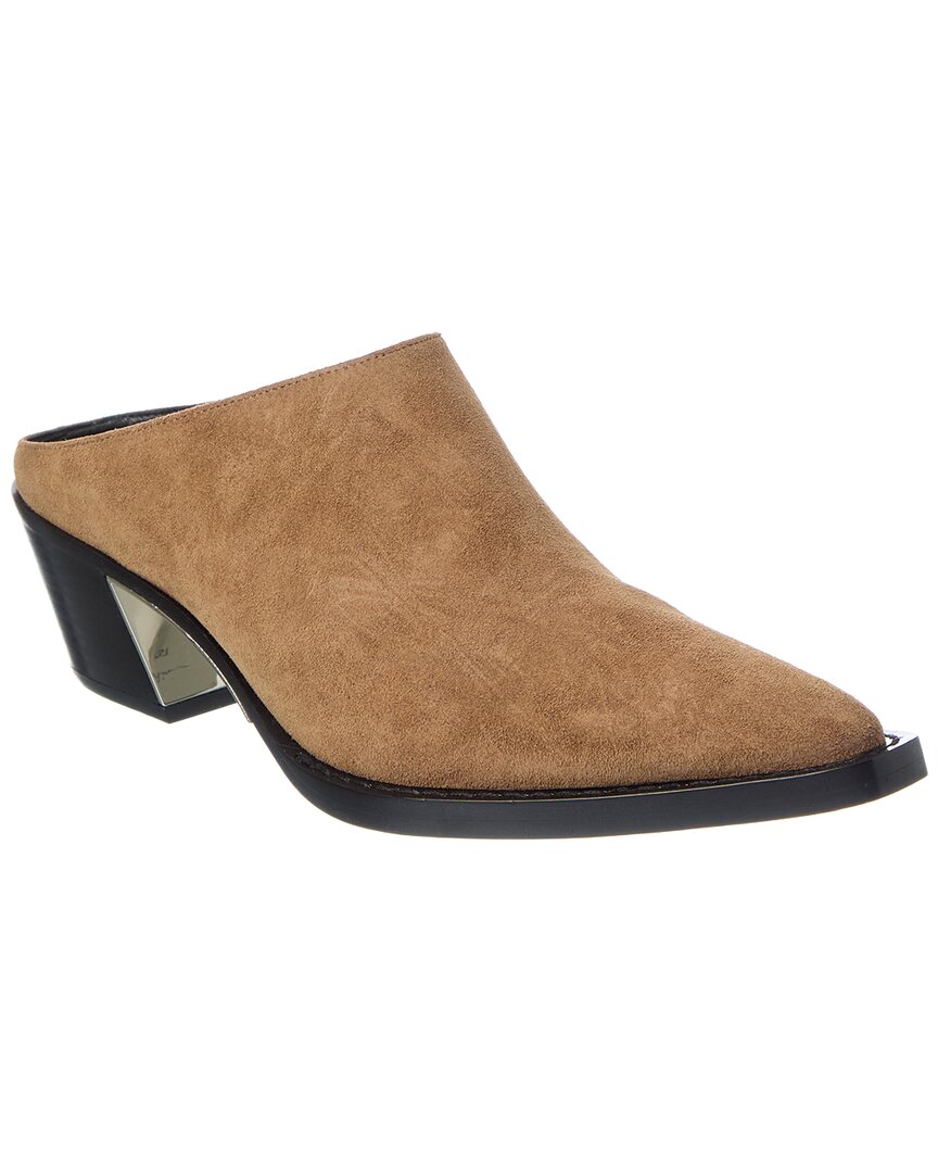 3.1 Phillip Lim Downtown Suede Mule In Brown