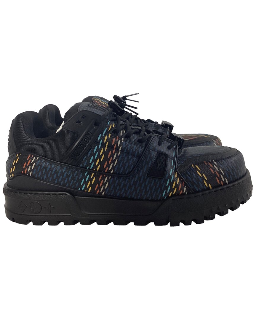 Pre-owned Louis Vuitton Men's Leather Lv Trainer Maxi Sneaker (authentic Pre-loved)