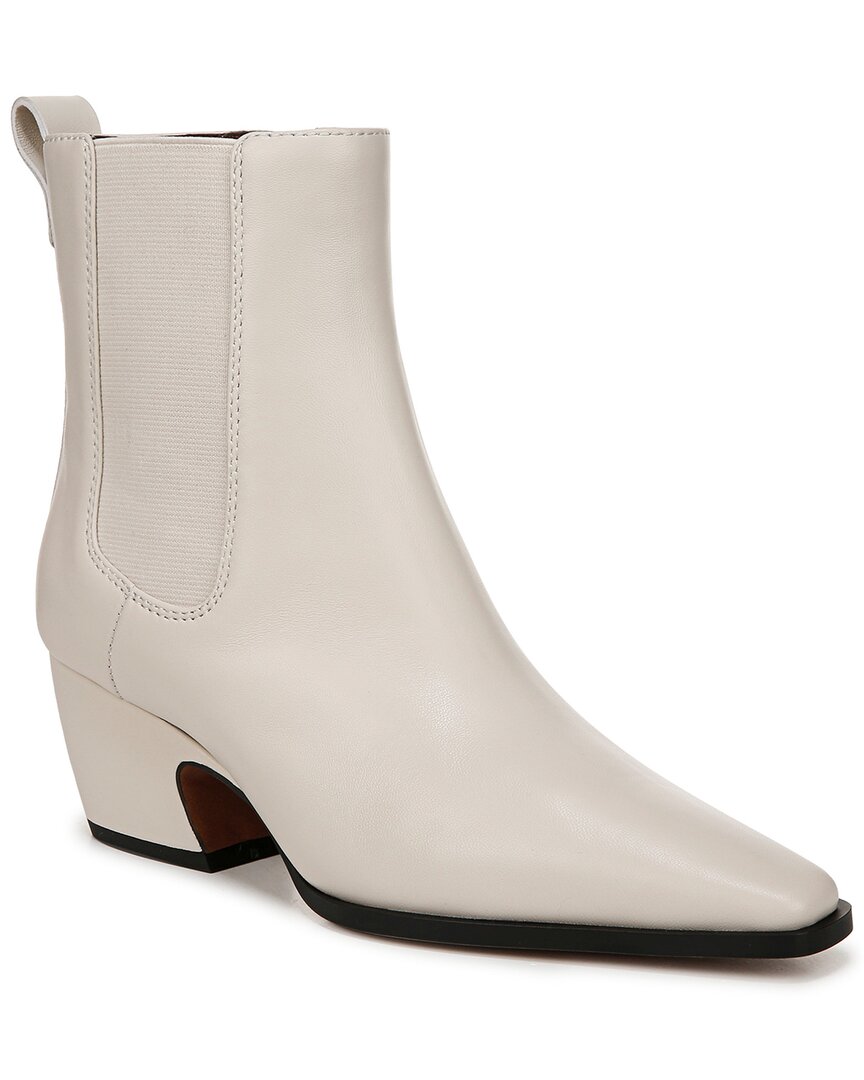 Franco Sarto Vianca Leather Bootie In White