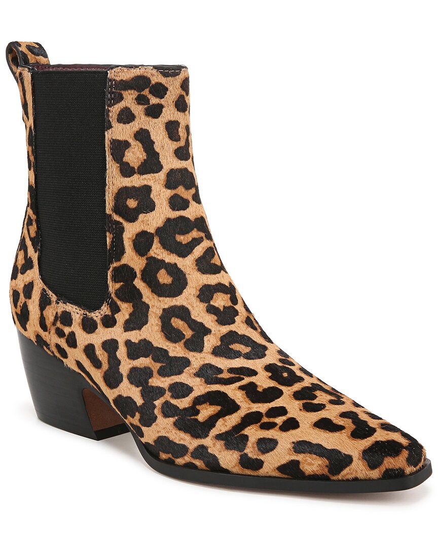 Franco Sarto Vianca Haircalf Bootie In Animal Print