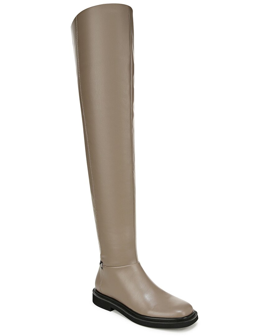 Franco Sarto Angeli Womens Zipper Man Made Over-the-knee Boots In Gray