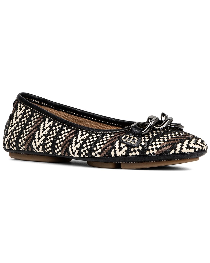 Shop Donald Pliner Raya Leather Ballerina Flat