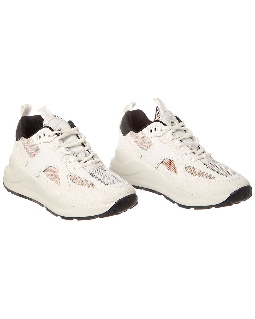 Burberry Men's Sean Vintage Check Mesh Chunky Sneakers