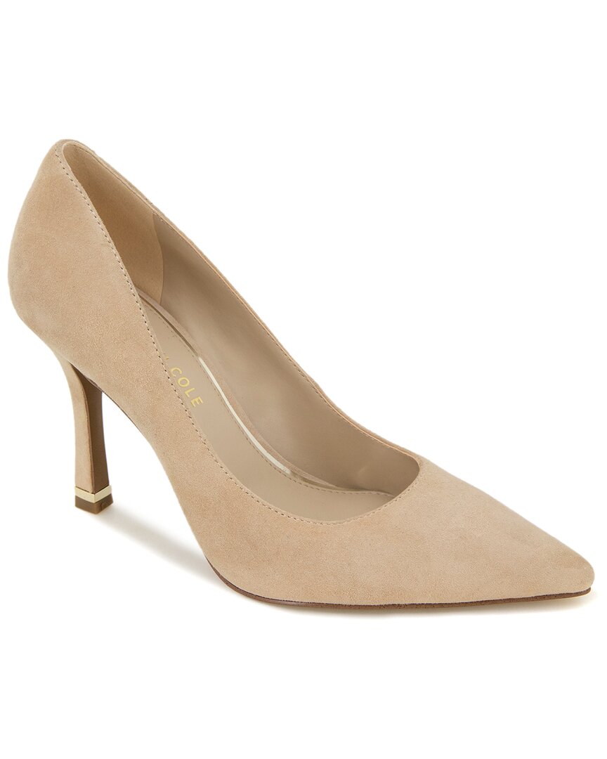 Kenneth Cole New York Romi Pump Leather Pump In Neutral
