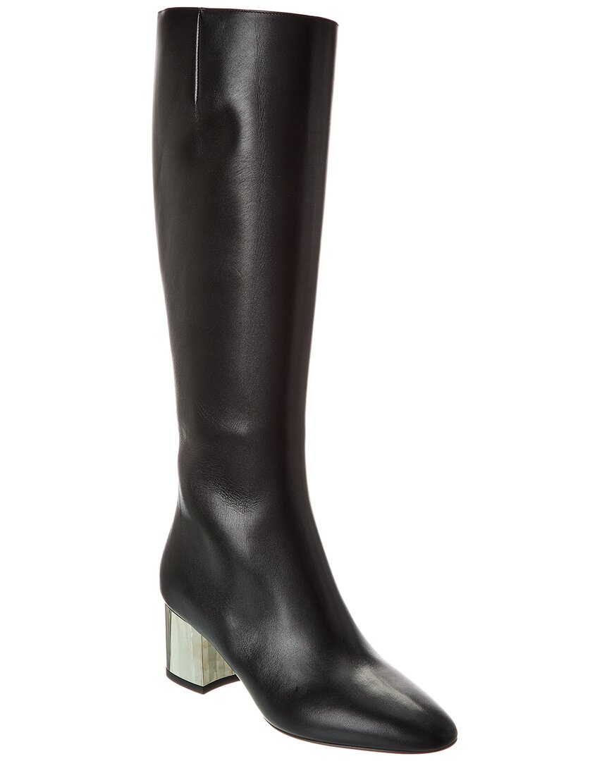 Michael Kors Collection Carly Runway Leather Long Boot