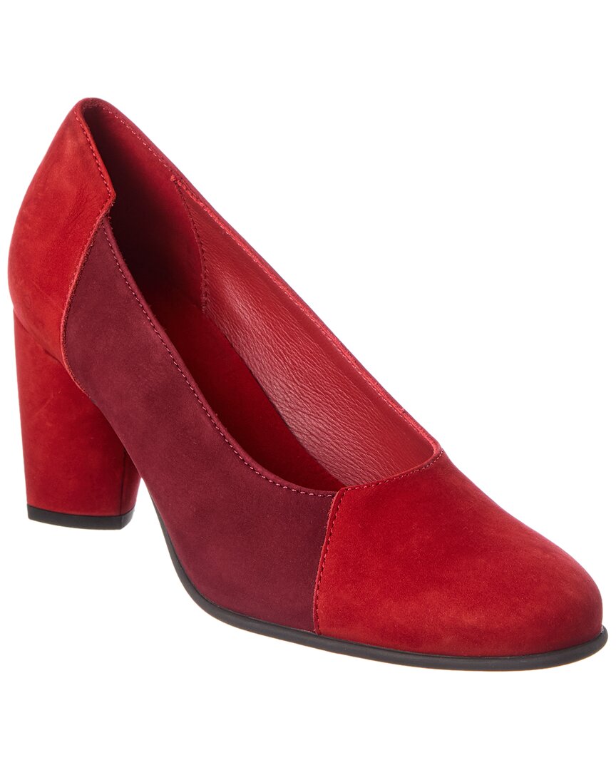 Arche Kelize Suede Pump In Red