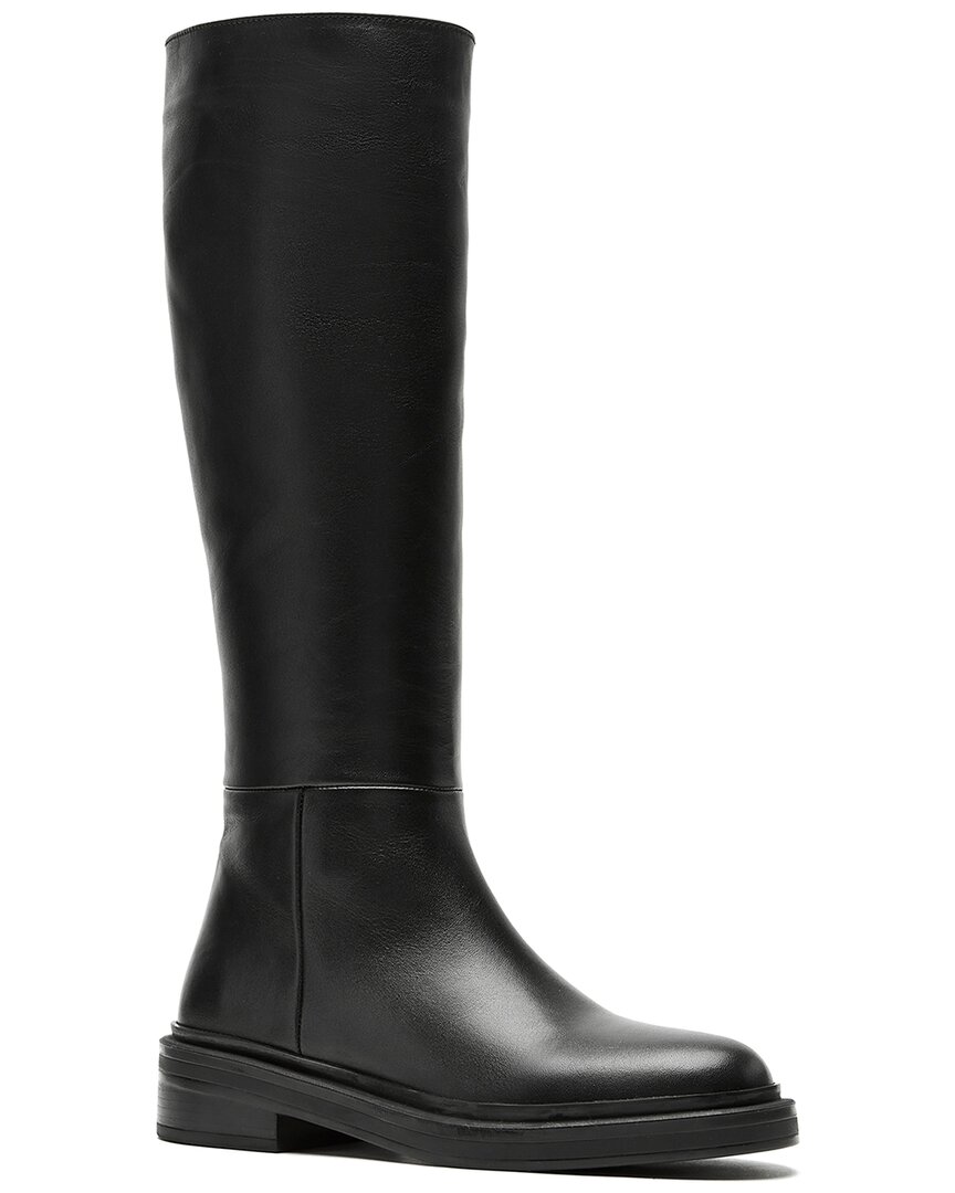 La Canadienne Lya Leather Boot In Black
