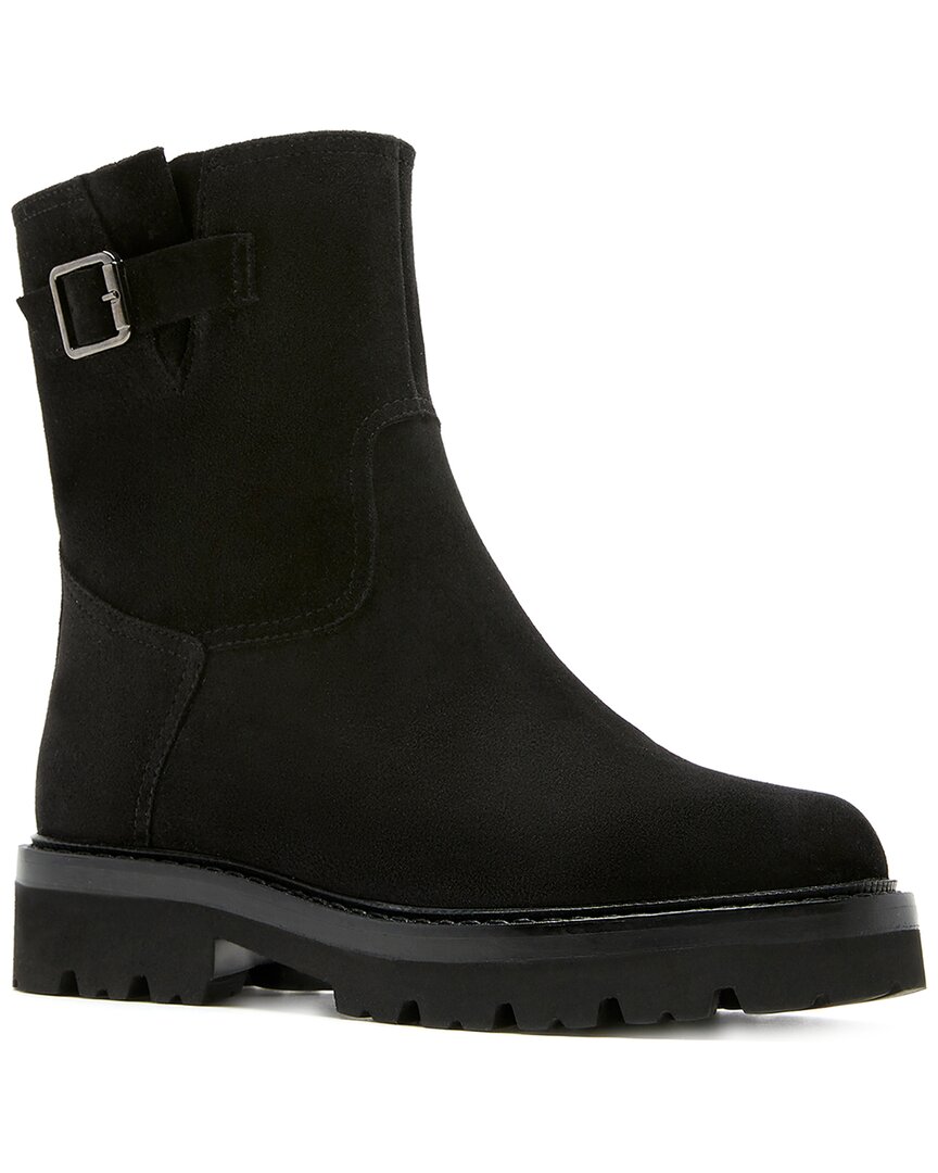 La Canadienne Avril Suede Boot In Black